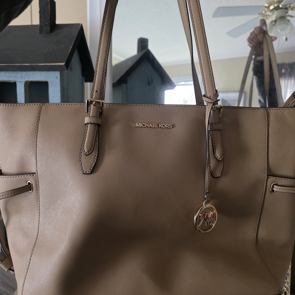 Michael Kors Brown Leather Tote